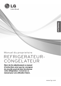 Mode d’emploi LG GRD-6813WH Réfrigérateur combiné