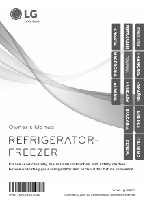 Manual LG GT5525PS Fridge-Freezer