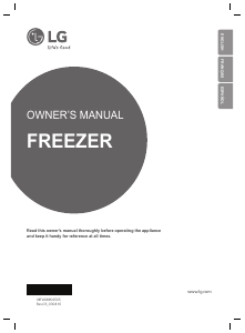 Manual LG GF6222PS Freezer