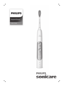 Manual Philips HX9691 Sonicare ExpertClean Escova de dentes elétrica