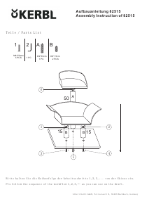 Manual Kerbl 82515 Lounge Trepador gato