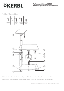 Mode d’emploi Kerbl 82528 Jade Pro Arbre à chat