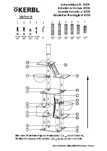 Manual Kerbl 82536 Taunus Cat Tree