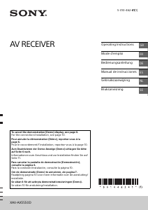 Manual de uso Sony XAV-AX5550D Radio para coche