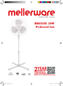 Handleiding Mellerware 35830 Ventilator