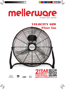 Mode d’emploi Mellerware 35951B Ventilateur