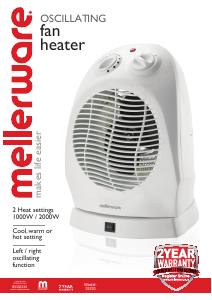 Manual Mellerware 35220 Heater