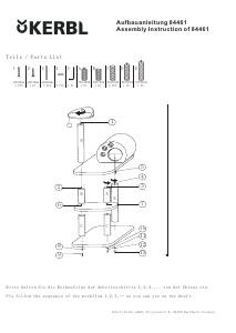 Brugsanvisning Kerbl 84461 Planet X Kradsetræ