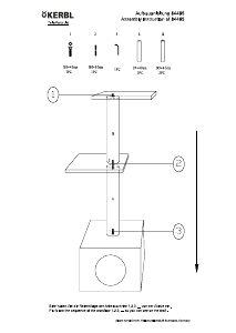 Manual Kerbl 84485 Venus Cat Tree