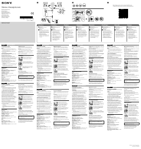 Manual Sony MDR-EX100AP Căşti