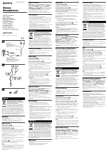 Mode d’emploi Sony MDR-NE5 Casque