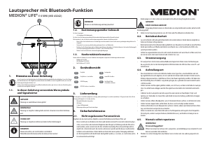 Bedienungsanleitung Medion LIFE E61090 (MD 43242) Lautsprecher
