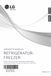 Manual LG GBD4826SWH Fridge-Freezer