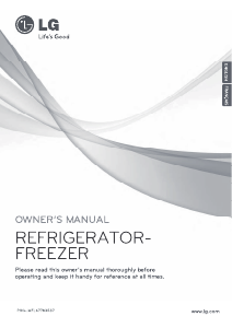 Manual LG GC7221PS Fridge-Freezer