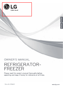 Mode d’emploi LG GCF7228SC Réfrigérateur combiné