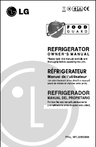 Manual LG GL-B332JM Fridge-Freezer