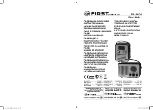 Instrukcja First Austria FA-1908 Radiobudzik