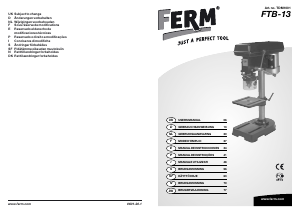 Bedienungsanleitung FERM TDM1001 Tischbohrmaschine