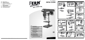 Manual de uso FERM TDM1002 Taladro de columna