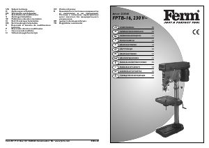 Руководство FERM TDM1006 Настольный сверлильный станок