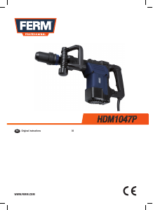 Manual FERM HDM1047P Demolition Hammer