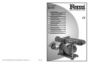 Manuale FERM BGM1001 Levigatrice a nastro
