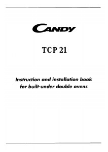 Bruksanvisning Candy TCP 21 W Ugn
