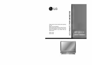 Manual LG MW-60SZ12 LCD Television