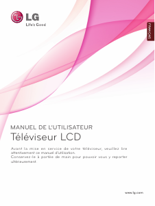 Mode d’emploi LG 47LD920 Téléviseur LCD