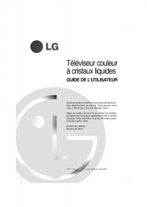 Mode d’emploi LG RL-20LA30 Téléviseur LCD