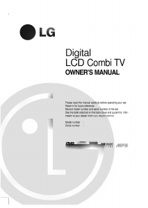 Manual LG KZ-17LZ21 LCD Television