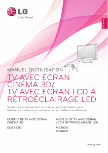 Mode d’emploi LG M2482D-PZ Téléviseur LED