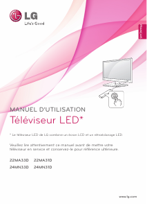 Mode d’emploi LG 22MA33D-PZ Téléviseur LED