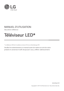 Mode d’emploi LG 70UM7100PLA Téléviseur LED