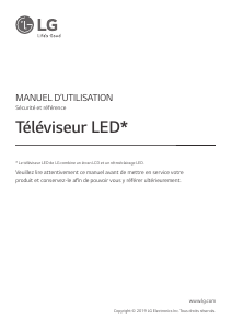Mode d’emploi LG 65UM7400PLB Téléviseur LED
