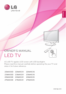 Manual LG 23MA53D-PZ LED Television