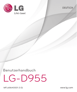 Bedienungsanleitung LG D955 Handy
