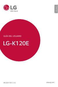 Manual de uso LG K120E Teléfono móvil