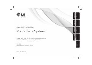 Manual LG FA164 Stereo-set