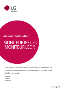 Mode d’emploi LG 34UM95C-P Moniteur LED