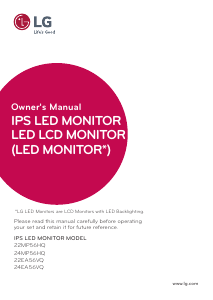 Handleiding LG 24MP56HQ-S LED monitor