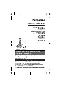 Manual Panasonic KX-TG4013 Wireless Phone