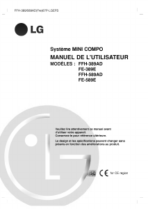 Mode d’emploi LG FFH-589AD Stéréo