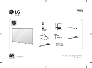 Manual LG 55EG9A7V OLED Television