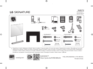 Mode d’emploi LG OLED77W7V Téléviseur OLED