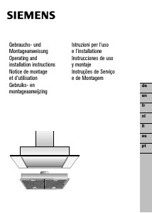 Manual Siemens LB54564 Cooker Hood