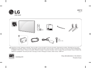 Mode d’emploi LG 43LJ5150 Téléviseur LED