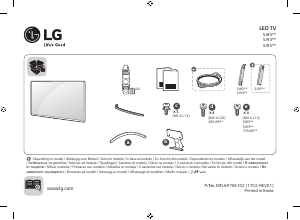 Mode d’emploi LG 60SJ850V Téléviseur LED