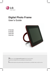 Manual LG F7010S-PN Digital Photo Frame