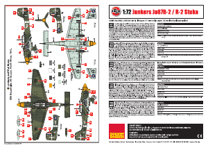 Manual Airfix set A03089 Model Kits Junkers Ju87B-/R-2 Stuka